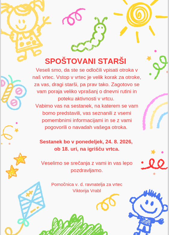 VABILO NA SESTANEK